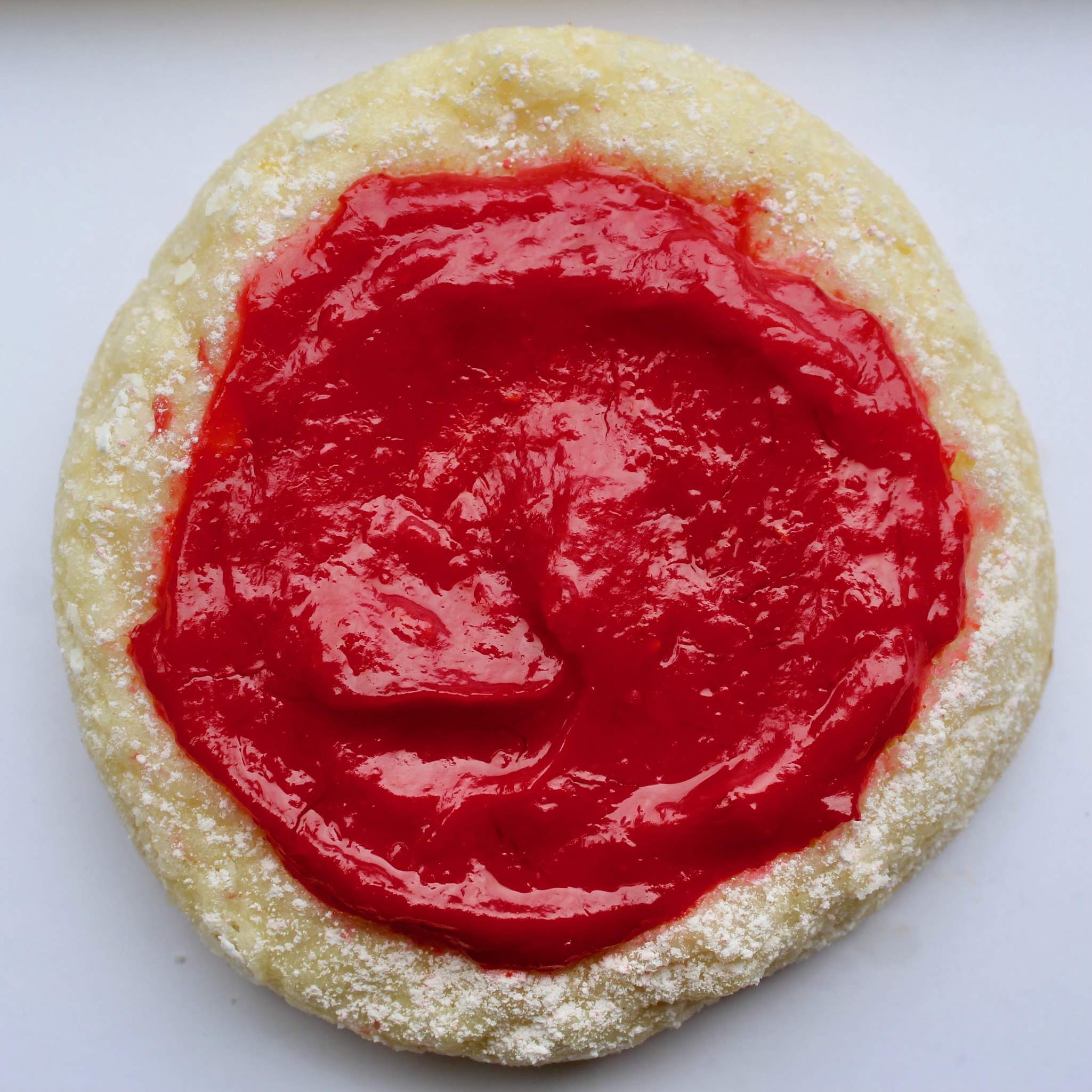 Raspberry Lemon Crinkle Cookie